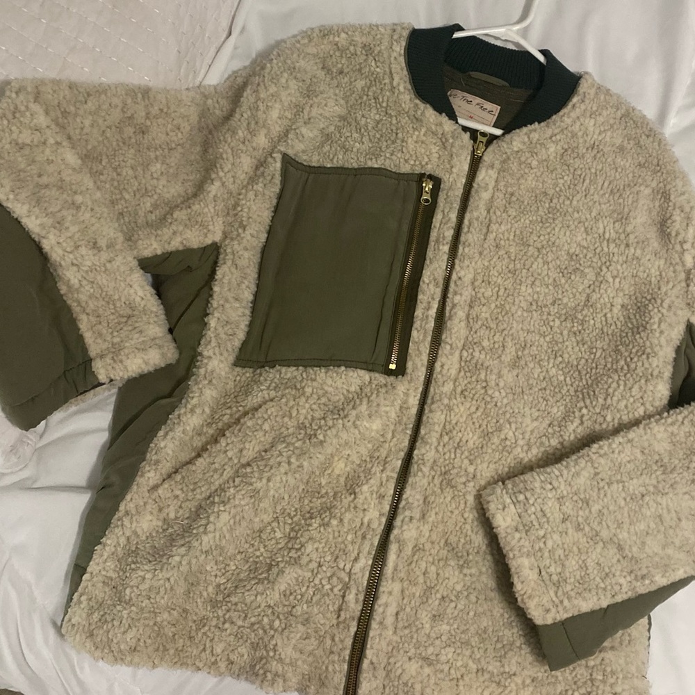 Free People Sherpa Jacket Size Medium